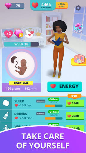 Baby & Mom 3D - Pregnancy Sim screenshot 2