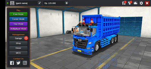 Mod Bussid Truck Dump screenshot 5