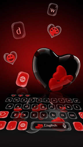 Scarlet Hearts Keypad Theme screenshot 4