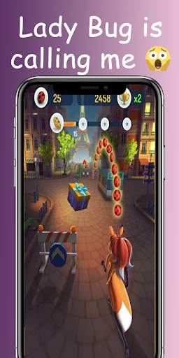Fake Call Ladybug Granny: Halloween Scary escape screenshot 3