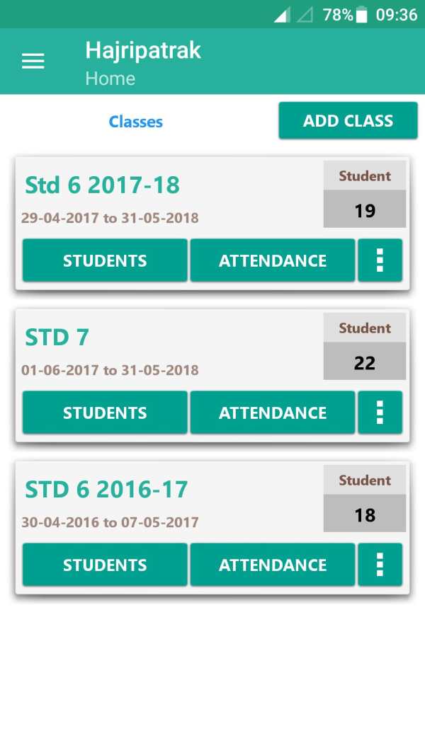 Hajripatrak - Attendance Tracker screenshot 1