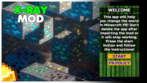 Xray Mod for Minecraft PE screenshot 1