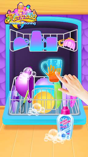 Mermaid Princess House Cleaning - Tidy Up Games screenshot 4