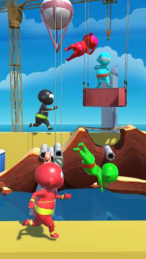 Crowd race 3d - Stickman run in road screenshot 1
