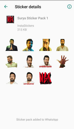 Surya Stickers For Whatsapp - WAStickerApps screenshot 2