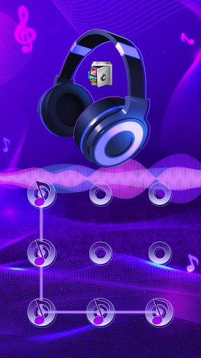 AppLock Live Theme Headphone – Paid Theme screenshot 1