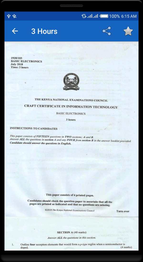 KNEC Basic Electronics screenshot 3