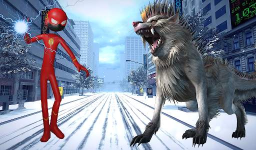 Fast Man Stickman Superhero Crime City स्क्रीनशॉट 3