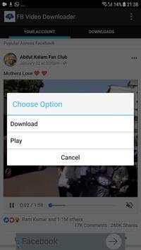 FB Video Downloader screenshot 1