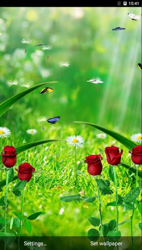 Garden Live Wallpaper screenshot 3