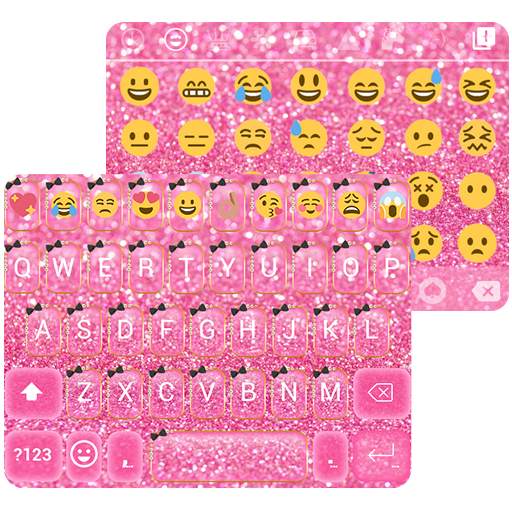 Pink Glitter Keyboard Theme 1.1.3