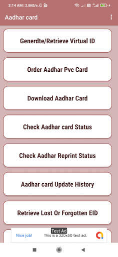 Aadhar Card – Check Aadhar Status, Download Aadhar screenshot 1