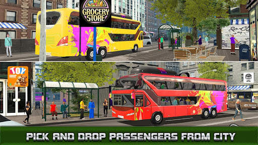 Tourist Coach Bus Highway Driving screenshot 5