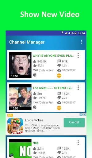 Channel Manager स्क्रीनशॉट 3