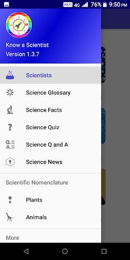 Know a Scientist - Inventions,Glossary,Facts,Quiz скриншот 2