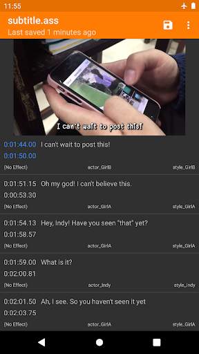 Buftaku Subtitle Editor screenshot 2