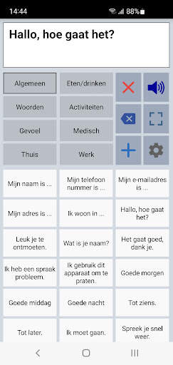 Spraak Assistent AAC screenshot 1