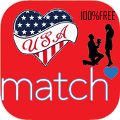 MATCH.com 100%Free Chat, DATE, FLIRT, FIND FRIENDS أيقونة