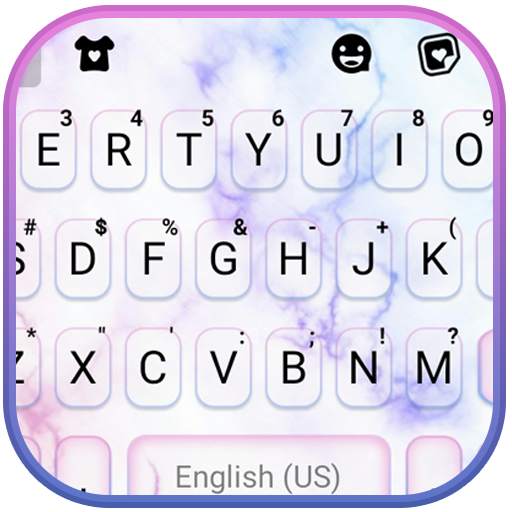 Colorful Marble Keyboard Theme 1.0