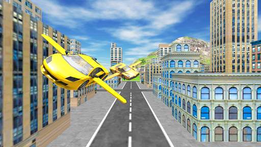 Flying car game : City car games 2020 screenshot 3