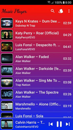 Music Player (New) screenshot 1