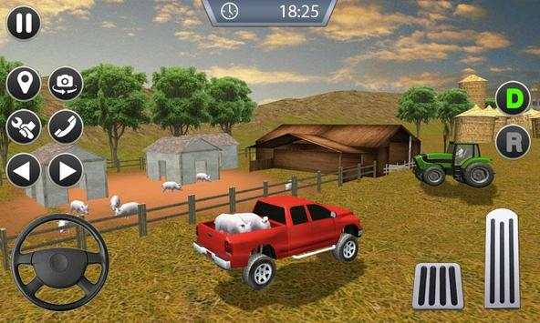 Farmer Sim 2019 - Farmer Tractor Cargo Driving screenshot 1