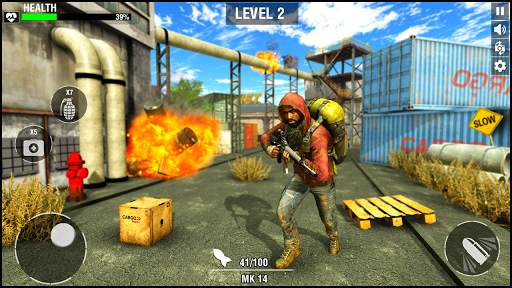 Free Firing Survival Battlegrounds : Gun Shooting screenshot 2
