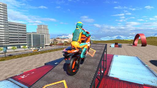 Bike Stunt Driving Simulator 3D screenshot 3