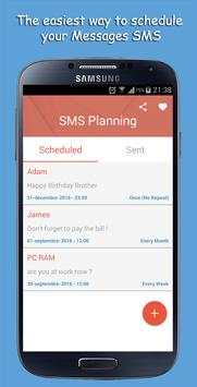 SMS Planning (Scheduler) screenshot 2
