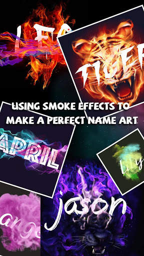 Smoke Effect Name Art - 3D Smoke Effect screenshot 1