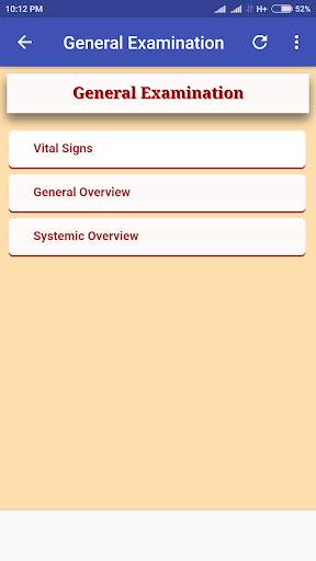 Clinical History & Examination screenshot 3