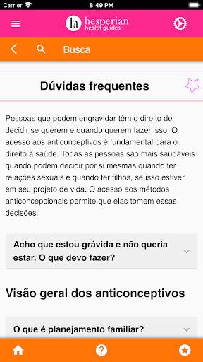 Anticonceptivos screenshot 5