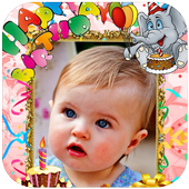 Happy Birthday Photo Frame icon