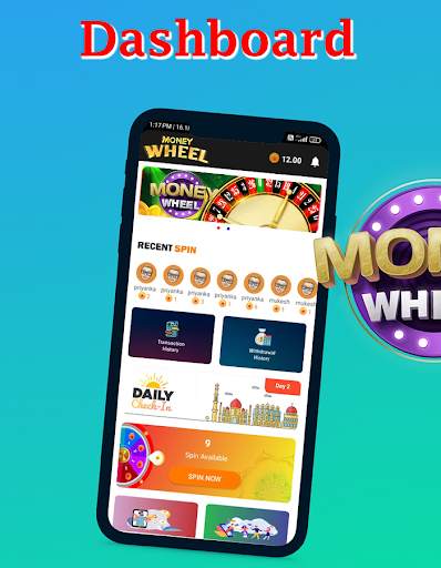 Money Wheel :Earn Real Money स्क्रीनशॉट 2