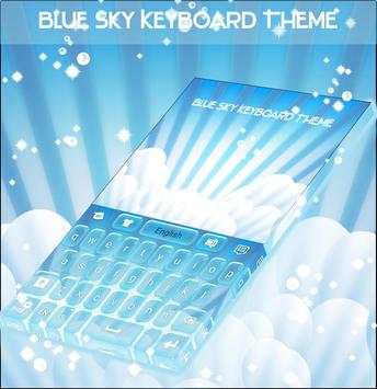 Blue Sky Keyboard Theme screenshot 4