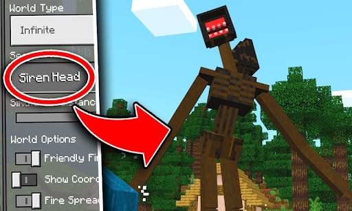 Siren Head Horror Craft Mod MC Pocket Edition screenshot 2