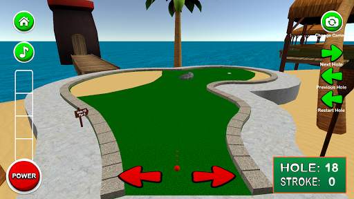 Mini Golf 3D Tropical Resort 2 स्क्रीनशॉट 7