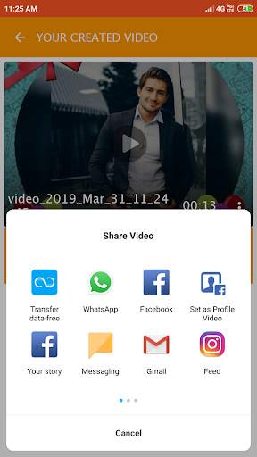 Birthday video for Husband - with photo and song screenshot 6