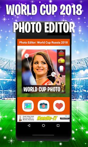 Editor de Fotos: Mundial Rusia 2018 screenshot 2