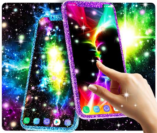 Glowing live wallpaper screenshot 3