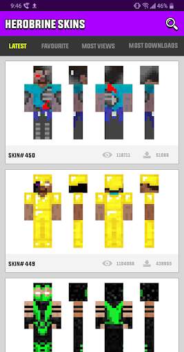 Herobrine Skins Entity 303 screenshot 2