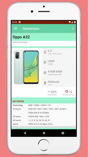 MobileSpec - Mobile Phone Full Specification screenshot 4