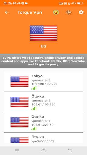 Torque VPN скриншот 4