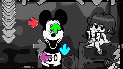 FNF Suicide Mouse Mod: Draw On screenshot 2