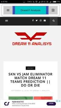 Dream11 Analysis screenshot 2