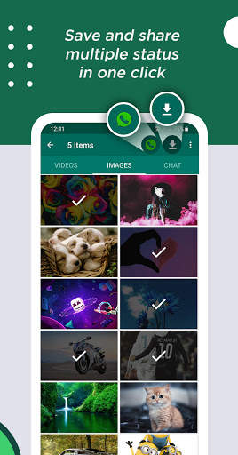 WhatsAssist: Status Saver App 3 تصوير الشاشة