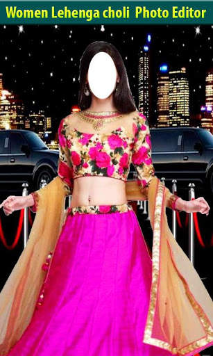 Women Lehenga Choli Photo Editor screenshot 1