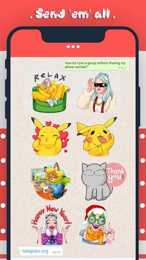 XOXO stickers for Whatsapp - WAStickerApps | 2021 screenshot 8