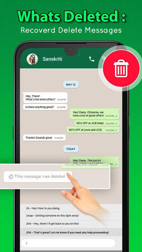 Chat Bin (Recover deleted chat) screenshot 2