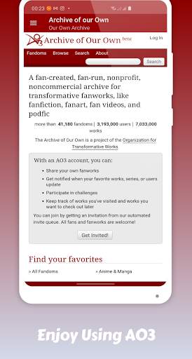 Archive of Our Own - AO3 3 تصوير الشاشة